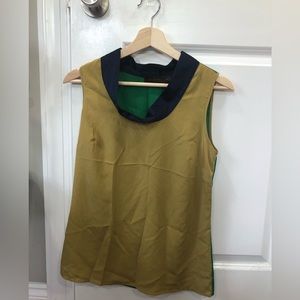 The Limited Polyster Color Block Blouse Top, Professional Office Wear